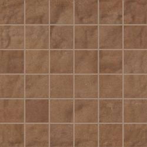 Керамогранит Мозаика Emilceramica (Acif) Forme Mosaico Terracotta Silktech EMWK, цвет терракотовый, поверхность матовая, квадрат, 300x300