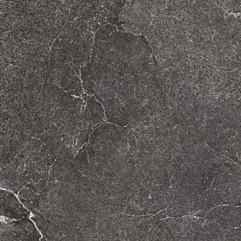 Керамогранит Kerlite Lithos Carbon Nat Rett, цвет серый, поверхность матовая, квадрат, 1200x1200