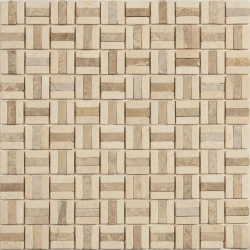 Мозаика NS Mosaic K-703, цвет бежевый, поверхность матовая, квадрат, 300x300
