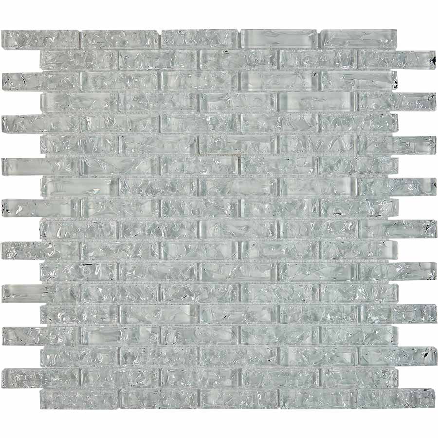 Мозаика Pixel Mosaic PIX706 Стекло (15x62 мм), цвет серый, поверхность глянцевая, под кирпич, 300x300