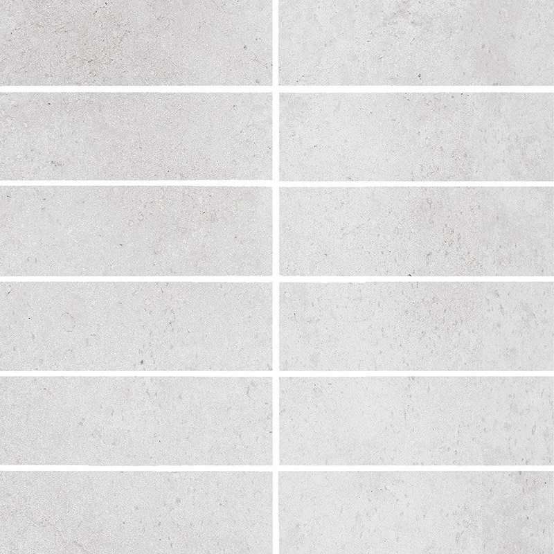 Декоративные элементы Cifre Brick Traffic White, цвет белый, поверхность матовая, квадрат, 300x300