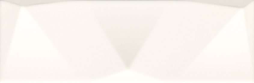 Керамическая плитка Paradyz Tenone Bianco Struktura A, цвет белый, поверхность матовая, прямоугольник, 98x298