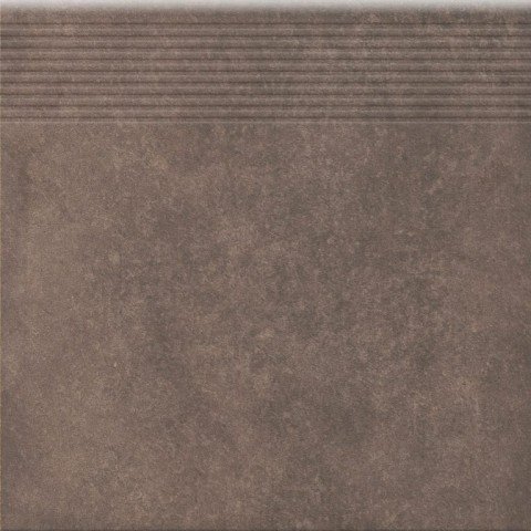 Ступени Cerrad Tread Cottage Cardamom, цвет коричневый, поверхность матовая, квадрат, 300x300