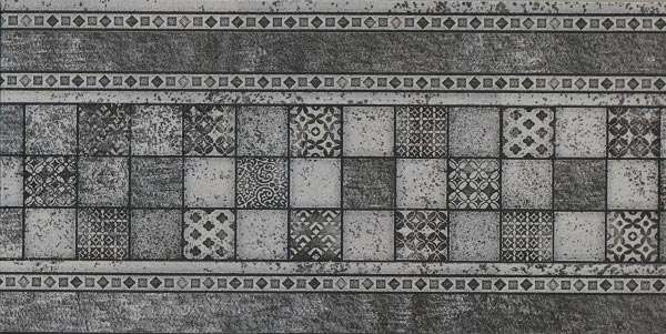 Бордюры SDS Bremen Stellstufe mit Dekor Anthrazit, цвет серый, поверхность матовая, прямоугольник, 155x310