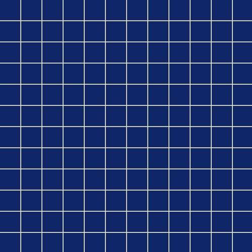 Мозаика Ce.Si Matt Cobalto Su Rete 2,5x2,5, цвет синий, поверхность матовая, квадрат, 300x300