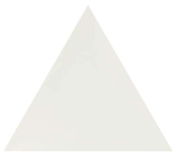 Керамическая плитка Maritima Maritima Alpha Aloe, цвет белый, поверхность глянцевая, треугольник, 115x130