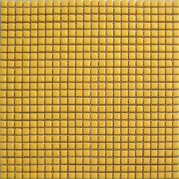 Мозаика Lace Mosaic SS 19, цвет жёлтый, поверхность глянцевая, квадрат, 315x315