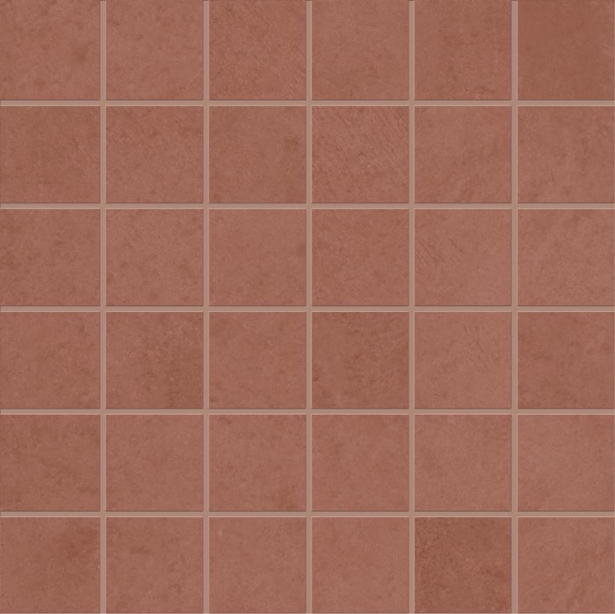 Мозаика Ergon Pigmento Mosaico Amaranto Silktech ELY3, цвет коричневый, поверхность матовая, квадрат, 300x300