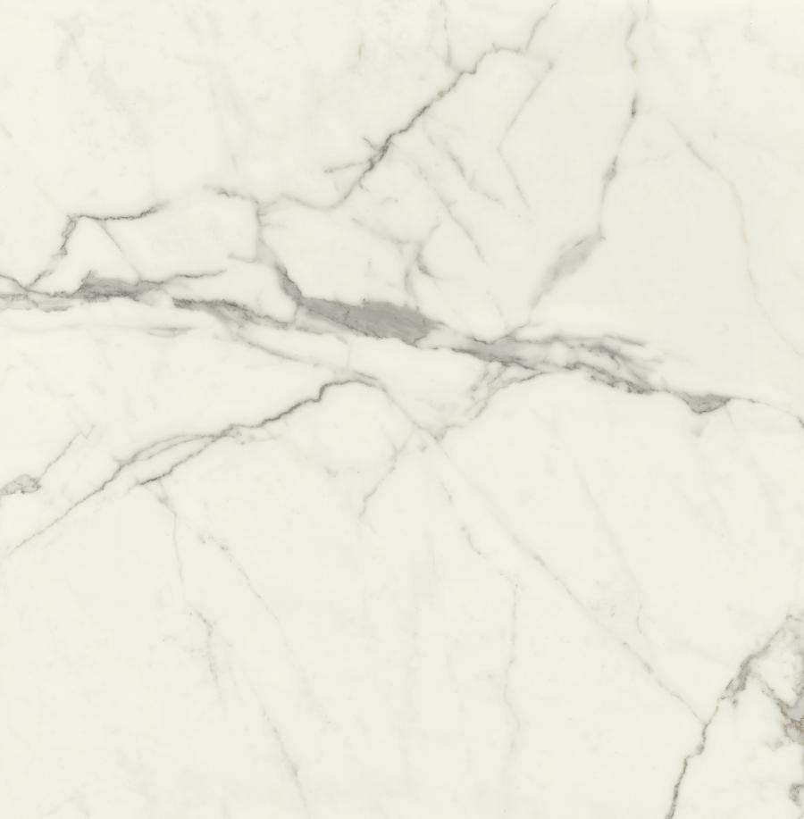 Керамогранит Kerlite Vanity Glossy Bianco Statuario, цвет белый, поверхность полированная, квадрат, 1200x1200