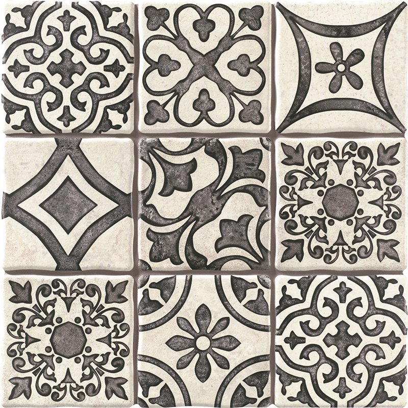 Декоративные элементы Mainzu Duomo Monza Grey, цвет серый, поверхность матовая, квадрат, 200x200