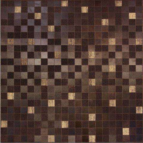 Мозаика Metropol Cirrus Decor Chess Marron, цвет коричневый, поверхность матовая, квадрат, 500x500