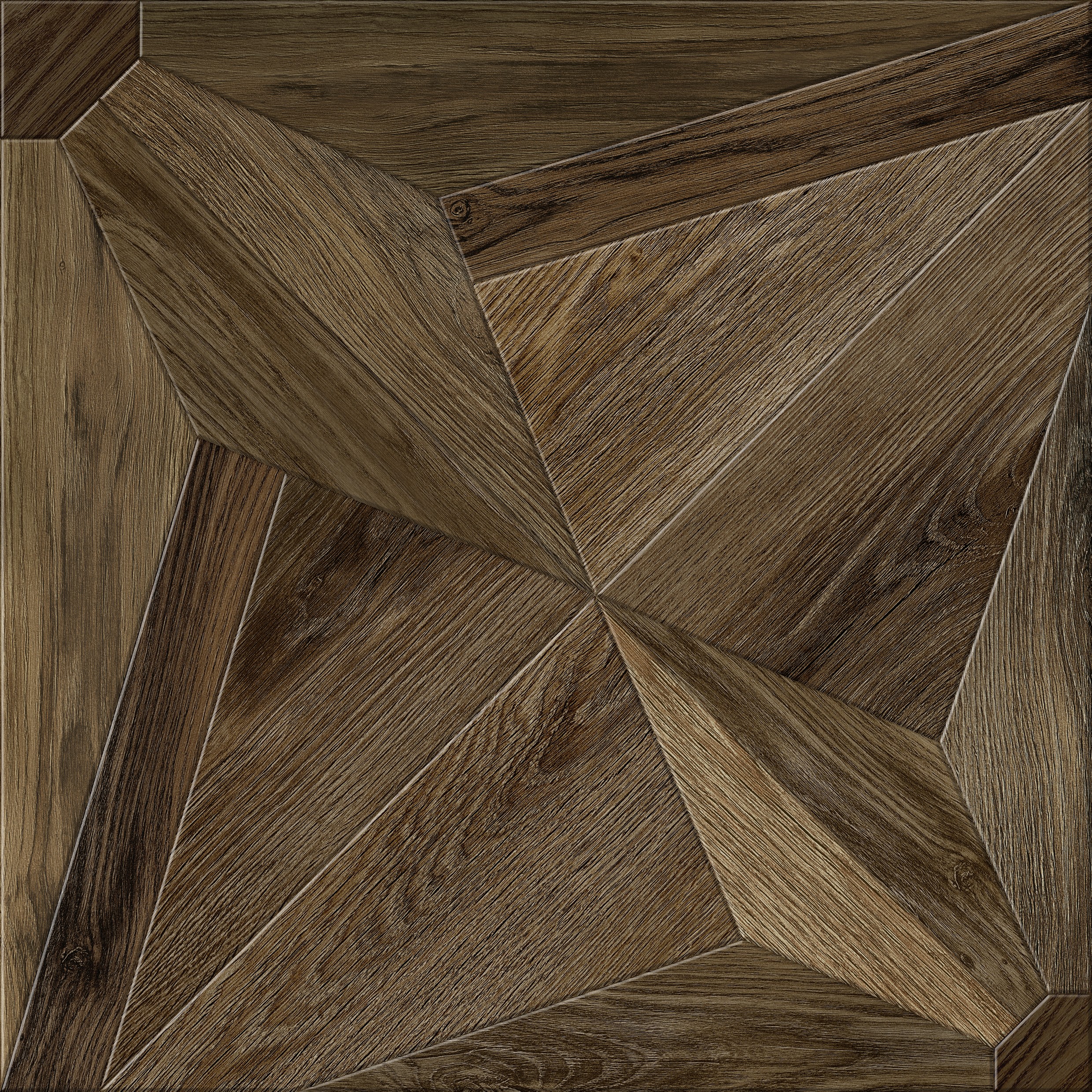 Керамогранит Керамин Окленд 4, цвет коричневый, поверхность матовая, квадрат, 500x500