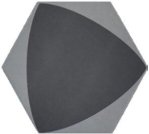 Керамогранит Heralgi Oslo Ingu Black, цвет чёрный, поверхность матовая, прямоугольник, 173x200