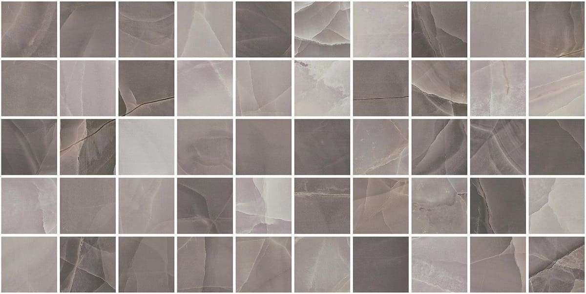Мозаика Axima Палермо Мозаика, цвет коричневый, поверхность глянцевая, прямоугольник, 250x500