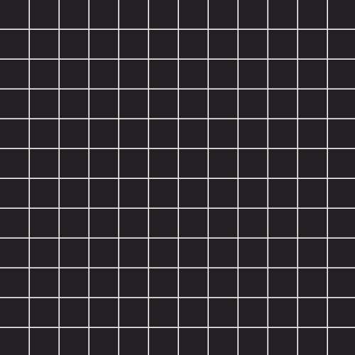 Мозаика Ce.Si Matt Testa Moro Su Rete 2,5x2,5, цвет чёрный, поверхность матовая, квадрат, 300x300
