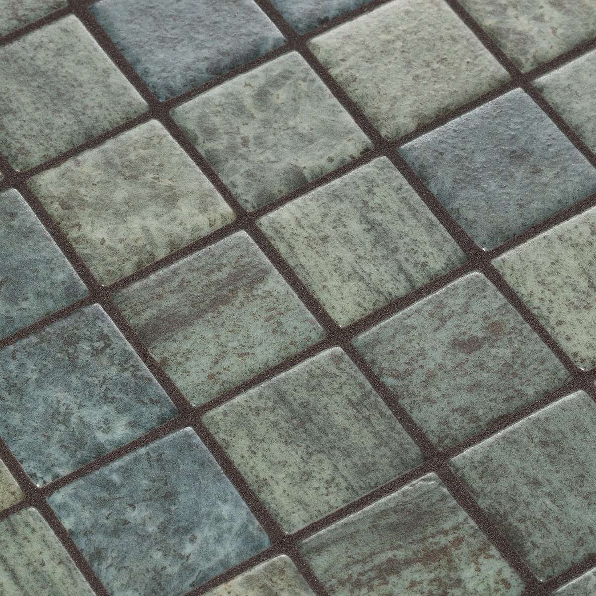 Мозаика Ezarri Safe-Steps Bali Stone 50, цвет серый, поверхность матовая, квадрат, 365x365
