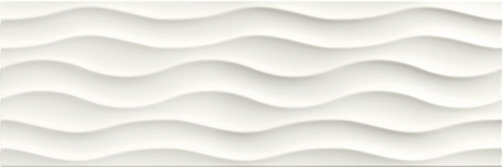 Керамическая плитка Pamesa Neige Blanco Mate, цвет белый, поверхность матовая рельефная, прямоугольник, 250x750