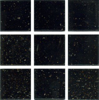 Мозаика Irida Gamma И20.40(2+), цвет чёрный, поверхность глянцевая, квадрат, 327x327