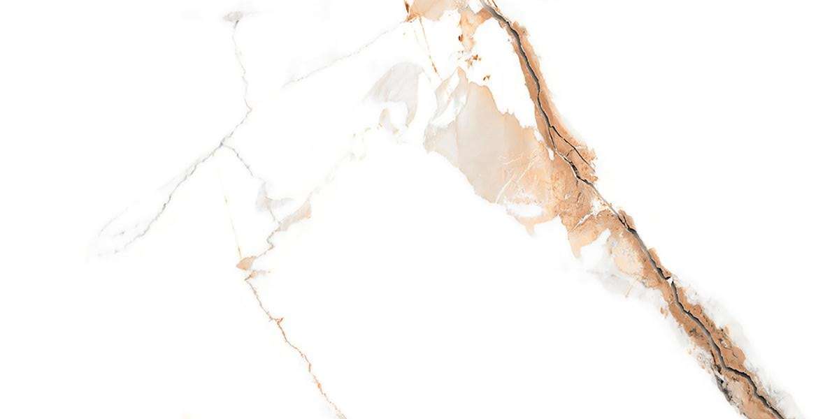 Керамогранит Absolut Gres Colonial Bianco AB 1196G, цвет бежевый, поверхность глянцевая, прямоугольник, 600x1200