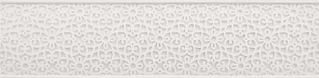 Бордюры ITT Ceramic Alchemy White Cenefa, цвет серый, поверхность матовая, прямоугольник, 100x398