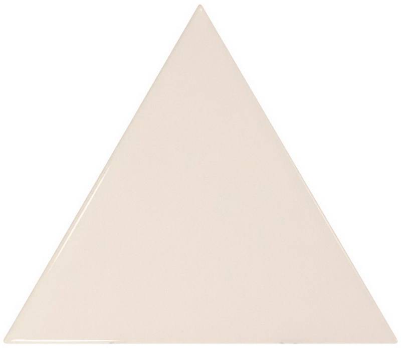 Керамическая плитка Equipe Scale Triangolo Cream 23814, цвет слоновая кость, поверхность глянцевая, треугольник, 108x124