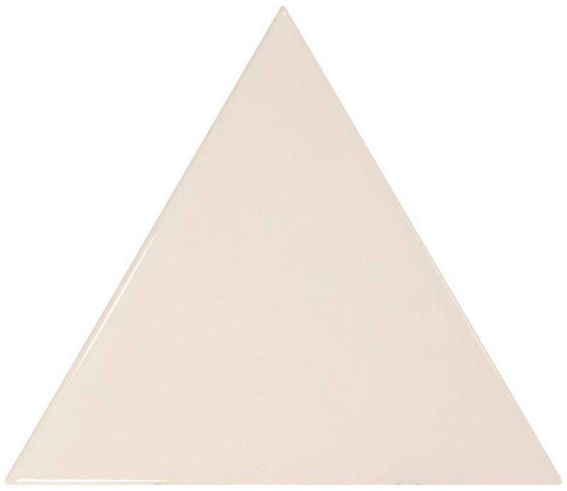 Керамическая плитка Equipe Scale Triangolo Cream 23814, цвет слоновая кость, поверхность глянцевая, треугольник, 108x124