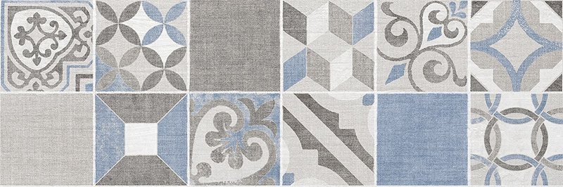 Декоративные элементы Gala Inserto Linum Gris, цвет серый, поверхность матовая, прямоугольник, 300x902