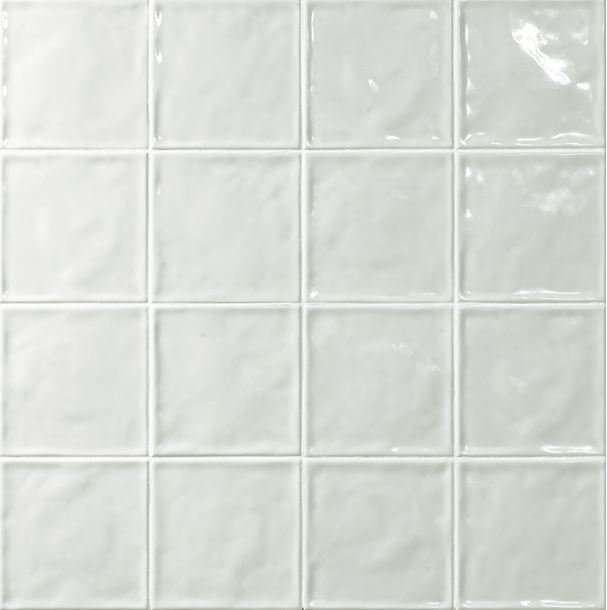 Керамическая плитка El Barco Chic Neutro, цвет белый, поверхность глянцевая, квадрат, 150x150