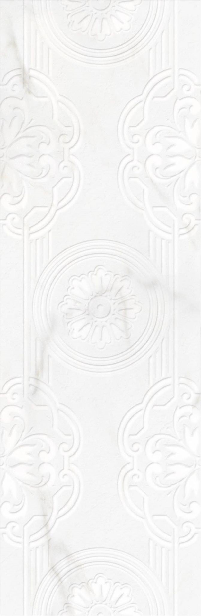 Керамическая плитка Atlantic Tiles Pisano Palazzo White, цвет белый, поверхность матовая, прямоугольник, 295x900