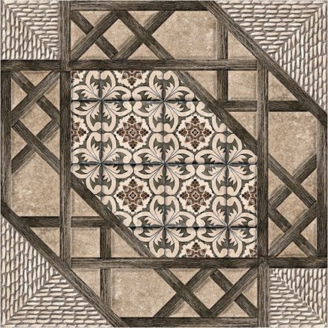 Керамическая плитка El Molino Olivia Jet Beige, цвет бежевый, поверхность матовая, квадрат, 450x450