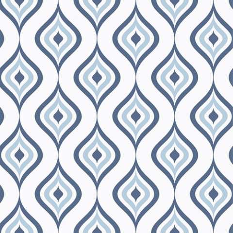 Декоративные элементы Vallelunga Colibri Blu Dec A5 6000335, цвет синий, поверхность матовая, квадрат, 125x125