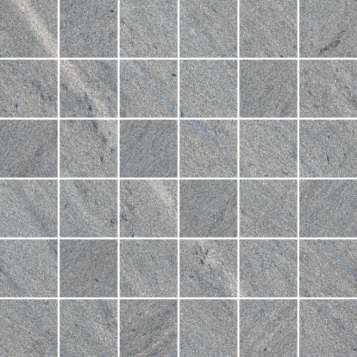 Мозаика Керамин Руна Мозайка Серый 1, цвет серый, поверхность матовая, квадрат, 300x300