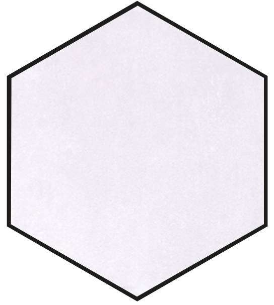 Керамогранит Cerdomus Crete Esagona Zirconio 88636, цвет серый, поверхность матовая, шестиугольник, 198x228