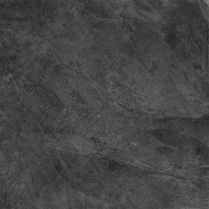 Керамогранит Ariana Mineral Graphite PF60001811, цвет чёрный, поверхность матовая, квадрат, 600x600
