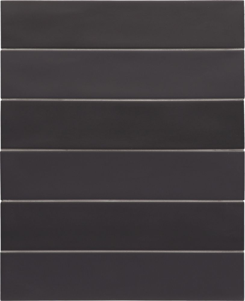 Керамогранит Equipe Wadi Noir 30060, цвет чёрный, поверхность матовая, под кирпич, 60x300