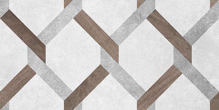 Декоративные элементы Laparet Atlas Серый Узор 08-00-06-2459, цвет серый коричневый, поверхность матовая, прямоугольник, 200x400