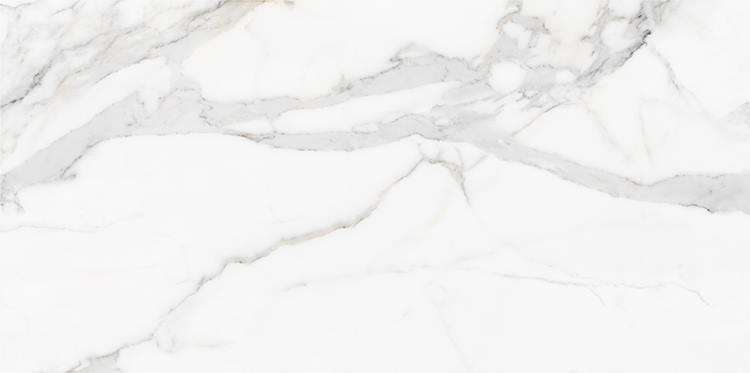 Керамогранит ITC Jazz White, цвет белый, поверхность полированная, прямоугольник, 750x1500