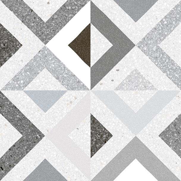 Декоративные элементы Vives Brenta Humo, цвет серый, поверхность матовая, квадрат, 200x200