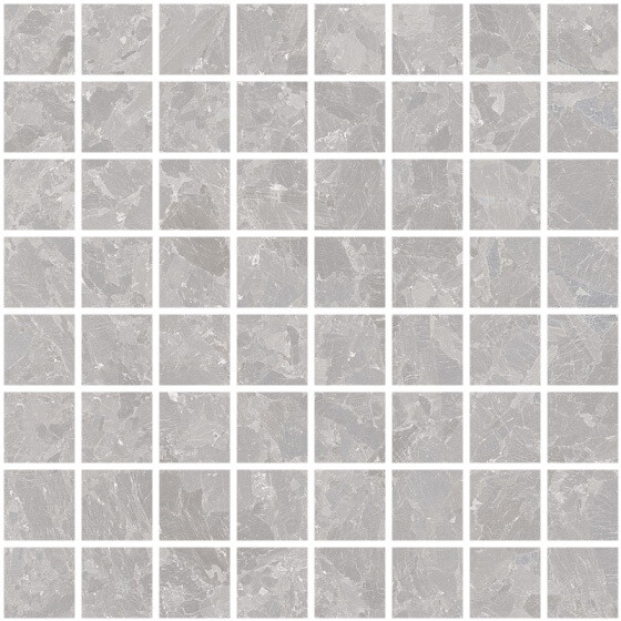 Мозаика 41zero42 Solo Mosaic Grey 4100546, цвет серый, поверхность матовая, квадрат, 300x300