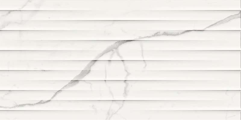 Керамическая плитка Marazzi Italy Elegance Statuario Str Drape 3D MN9D, цвет белый, поверхность глянцевая 3d (объёмная), прямоугольник, 300x600
