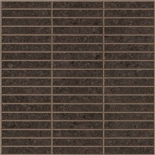 Мозаика Cisa Evoluzione Mos. 2F Mix Moka, цвет коричневый, поверхность матовая, квадрат, 300x300