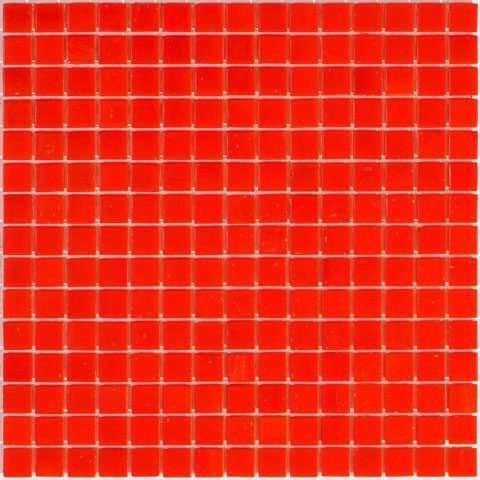 Мозаика Alma Mosaic Sandy SN306, цвет красный, поверхность глянцевая, квадрат, 327x327