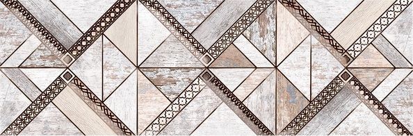 Декоративные элементы Нефрит керамика Эссен 04-01-1-17-05-06-1615-0, цвет серый, поверхность матовая, прямоугольник, 200x600