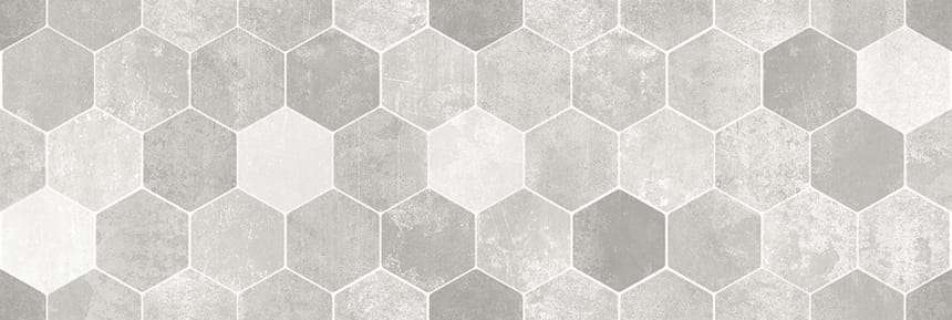 Декоративные элементы Lasselsberger Гексацемент Декор Серый 1064-0294, цвет серый, поверхность матовая, прямоугольник, 200x600