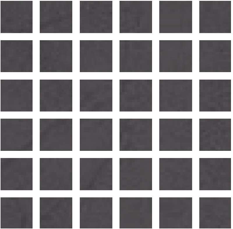 Клинкер Alfalux Stucchi Nero Mosaico 7330865, цвет чёрный, поверхность матовая, квадрат, 300x300