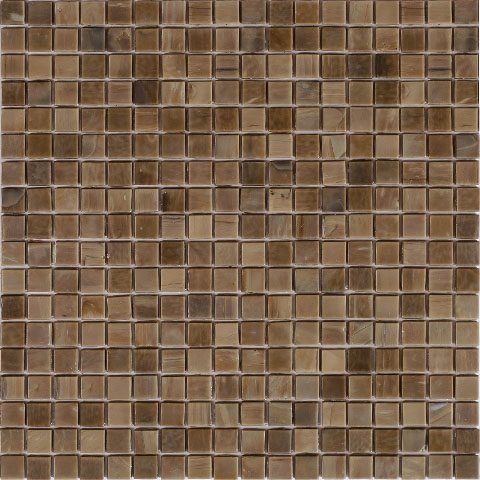 Мозаика Alma Mosaic Opaco N50, цвет коричневый, поверхность глянцевая, квадрат, 295x295