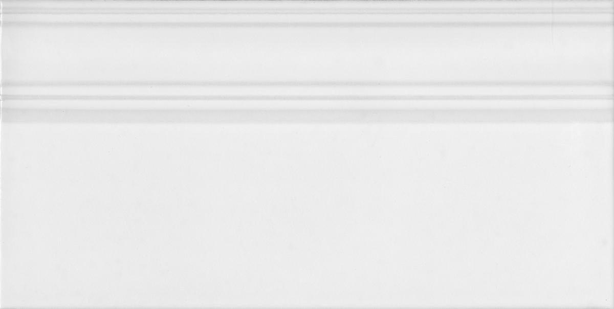 Бордюры Kerama Marazzi Плинтус Монфорте белый обрезной FME006R, цвет белый, поверхность матовая, прямоугольник, 200x400