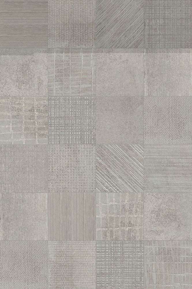 Керамогранит Kronos Fabrique Bruma Mixing IM045, цвет серый, поверхность матовая, квадрат, 200x200