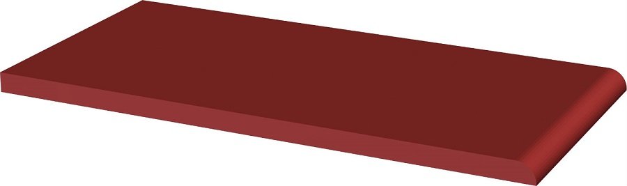Ступени Paradyz Natural Rosa Парапет, цвет терракотовый, поверхность матовая, прямоугольник, 148x300