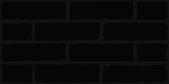 Керамогранит Керамин Керамогранит Манчестер 5 Черный, цвет чёрный, поверхность глазурованная, под кирпич, 300x600
